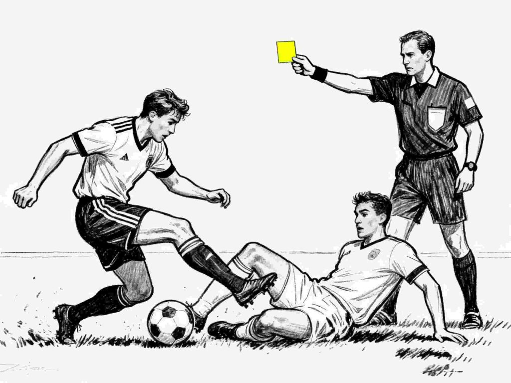 infractions that lead to yellow cards-forklift foul