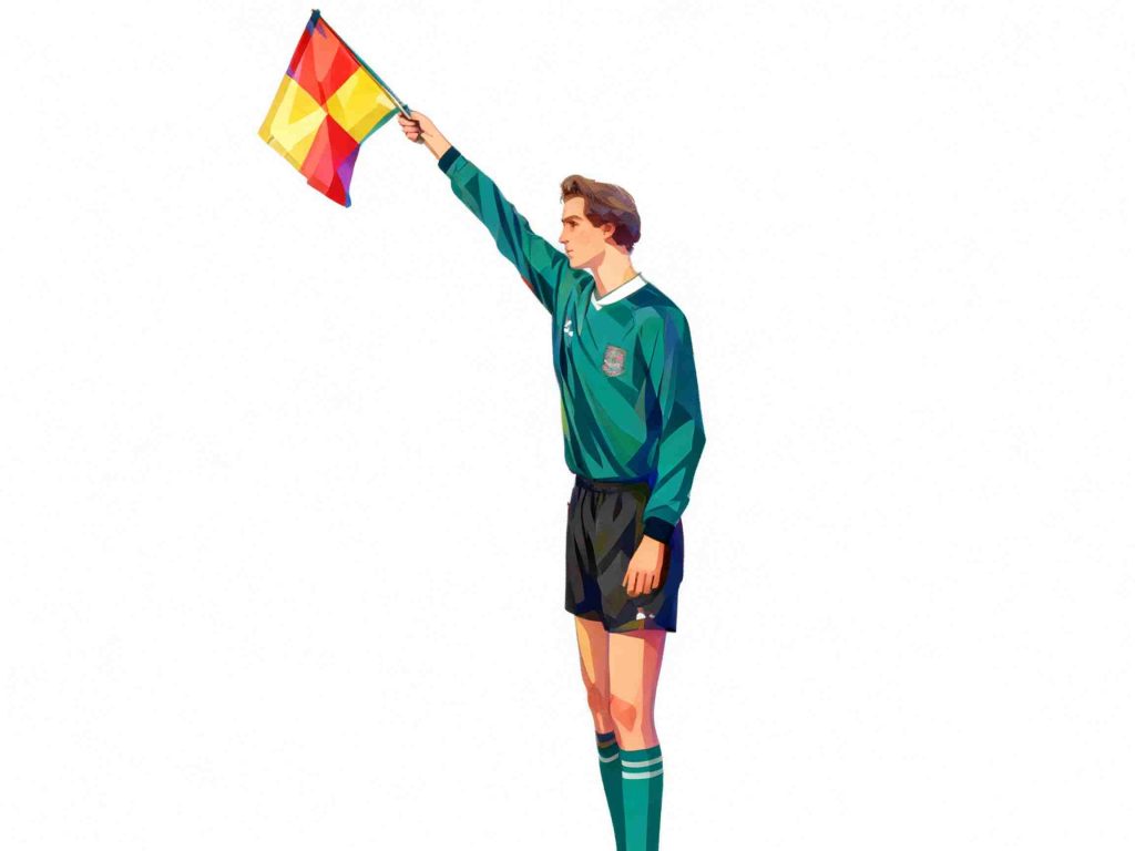 offside on far side of field